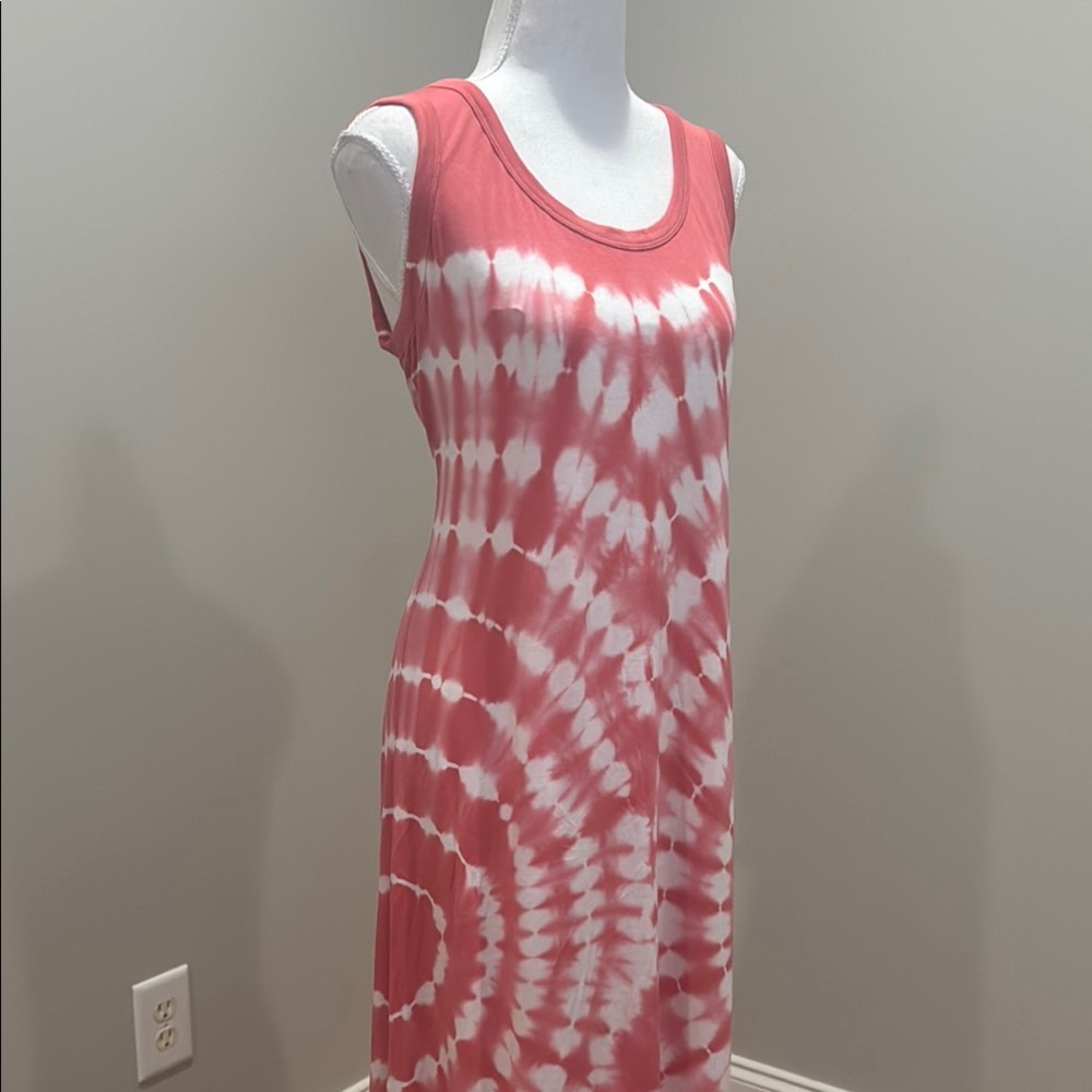 Style & Co Peachy Pink Tie-Dye Dress - Picture 4 of 9